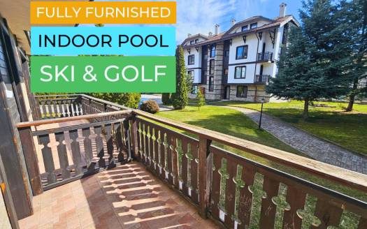 -Furnished 1 bed on 3 Mountains -Home